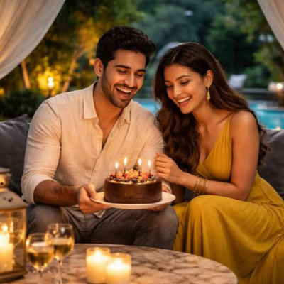 Birthday celebration ideas for couples at a resort near Pune